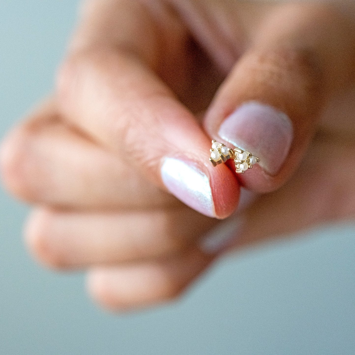 Pearl Cluster Studs