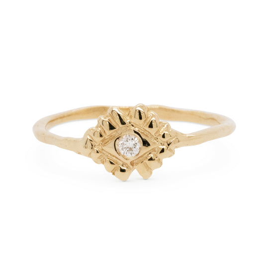 Eye of Light Diamond Ring