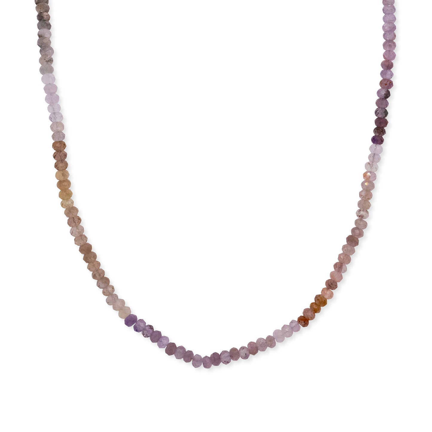 Natural Jade Beaded Star Clasp Necklace