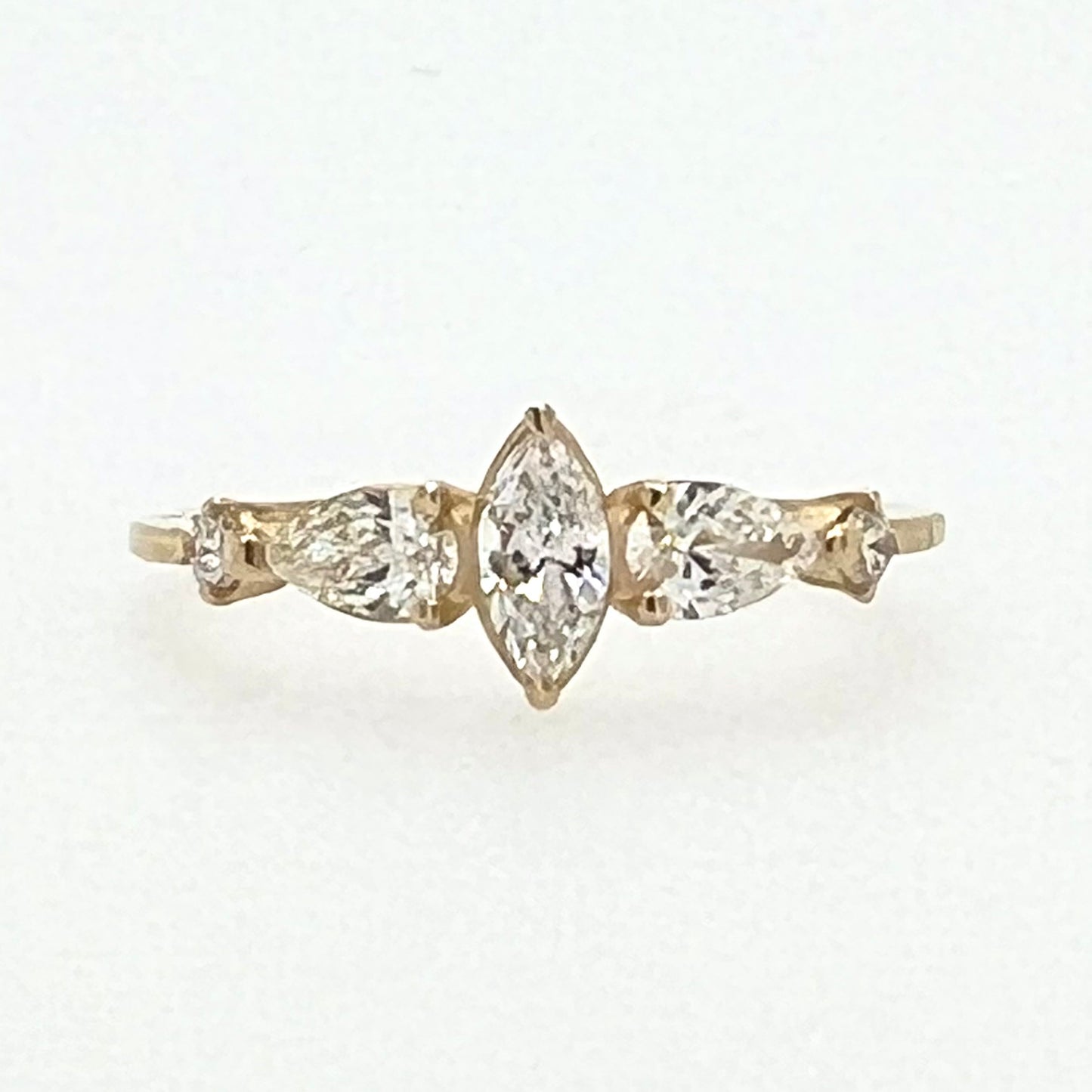 Delicate Diamond Ring | ROBIN HALEY | Surefire Fine Jewelry | 14K Gold