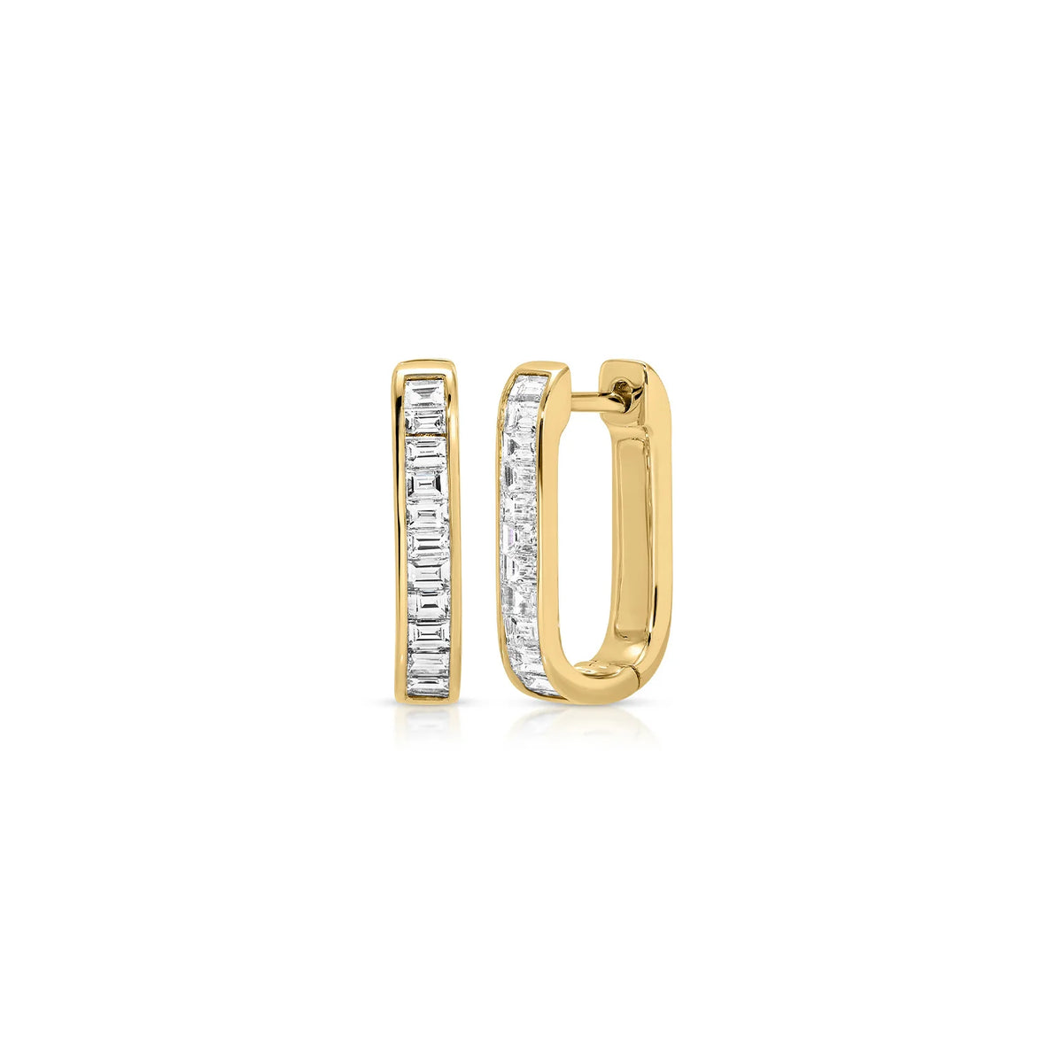 Diamond Baguette Jumbo Lola Hoop