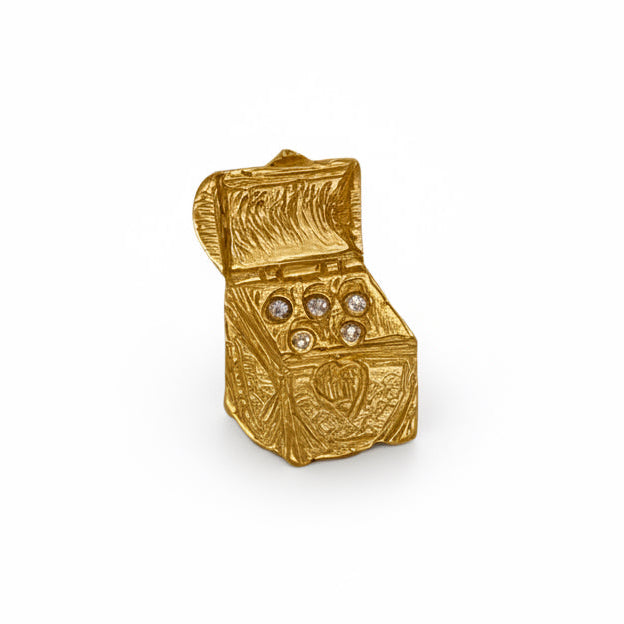 Treasure Chest Diamond Charm