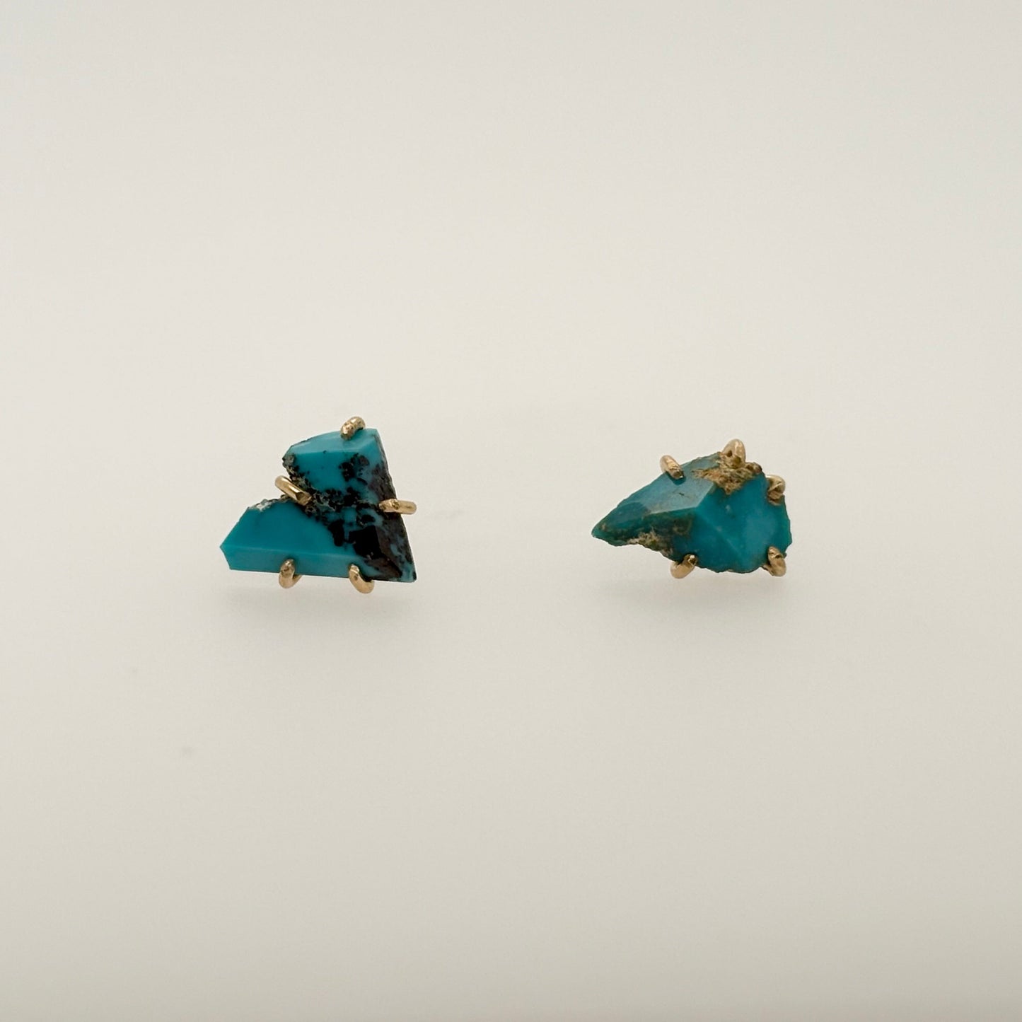 Zambian Turquoise Stone Studs