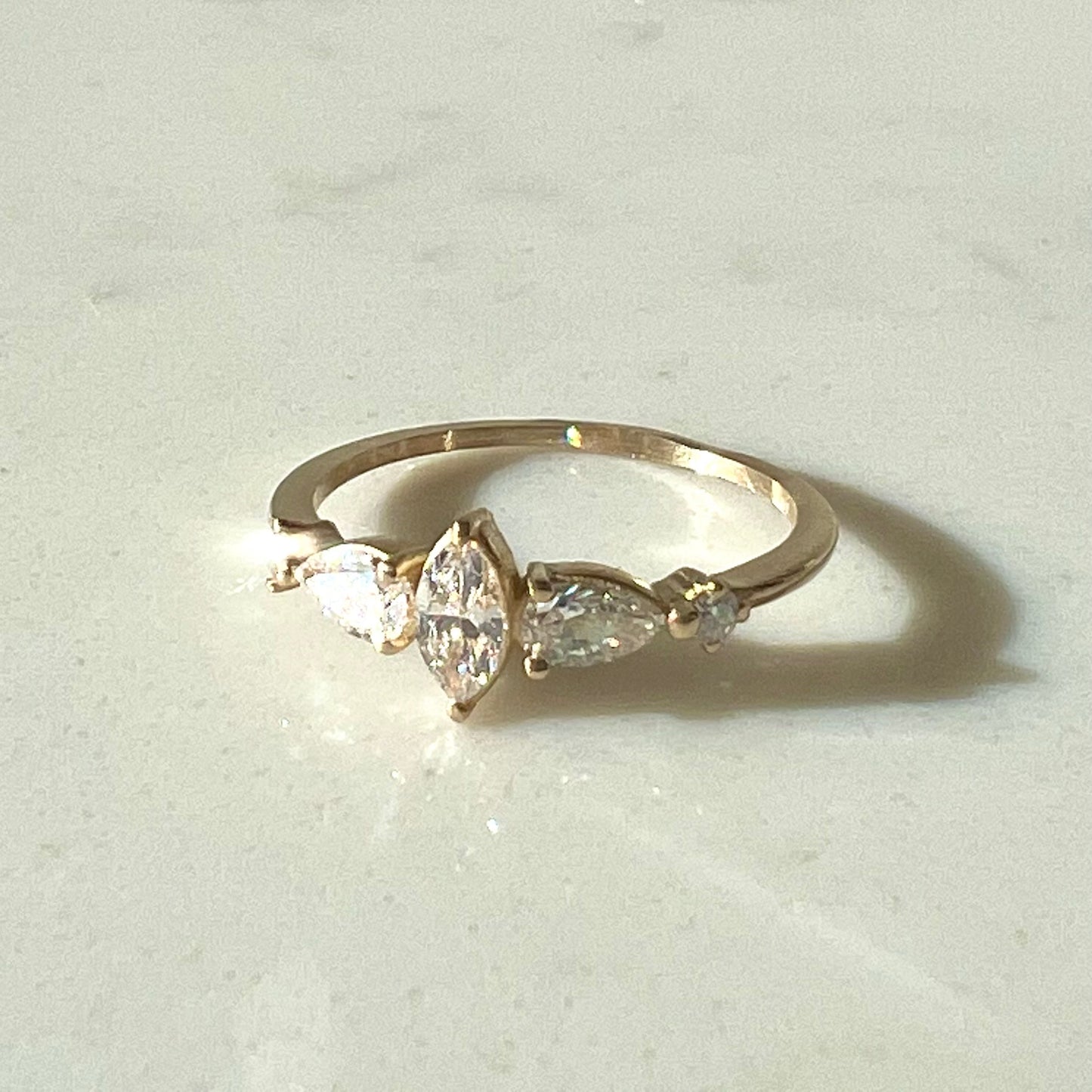Delicate Diamond Ring | ROBIN HALEY | Surefire Fine Jewelry | 14K Gold