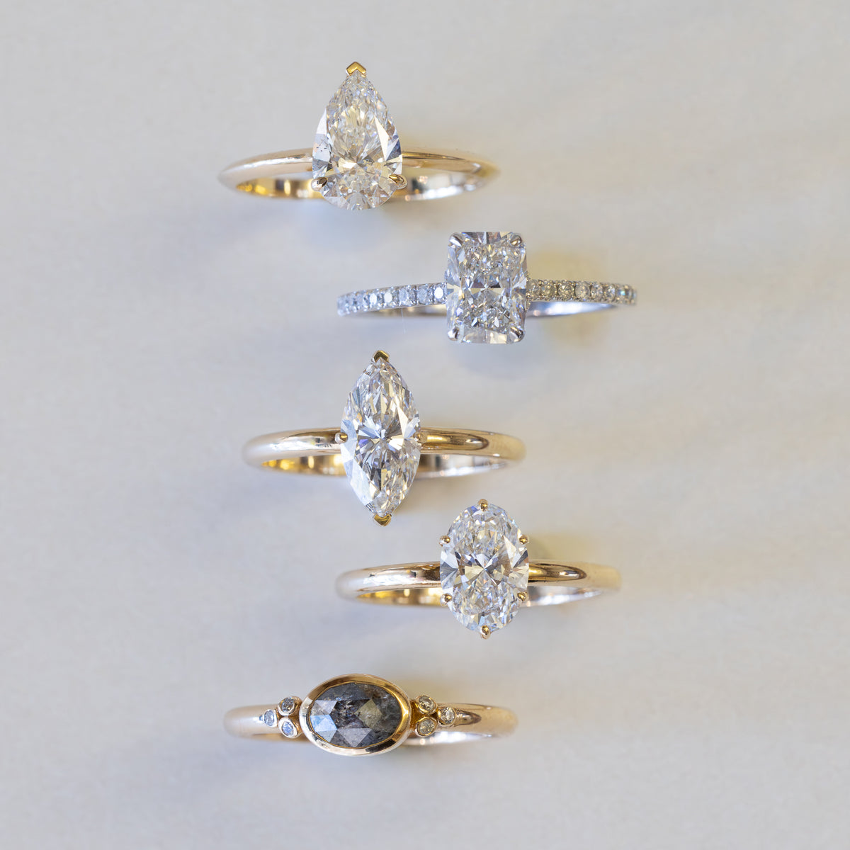 Rectangular Brilliant Lab Grown Diamond Ring