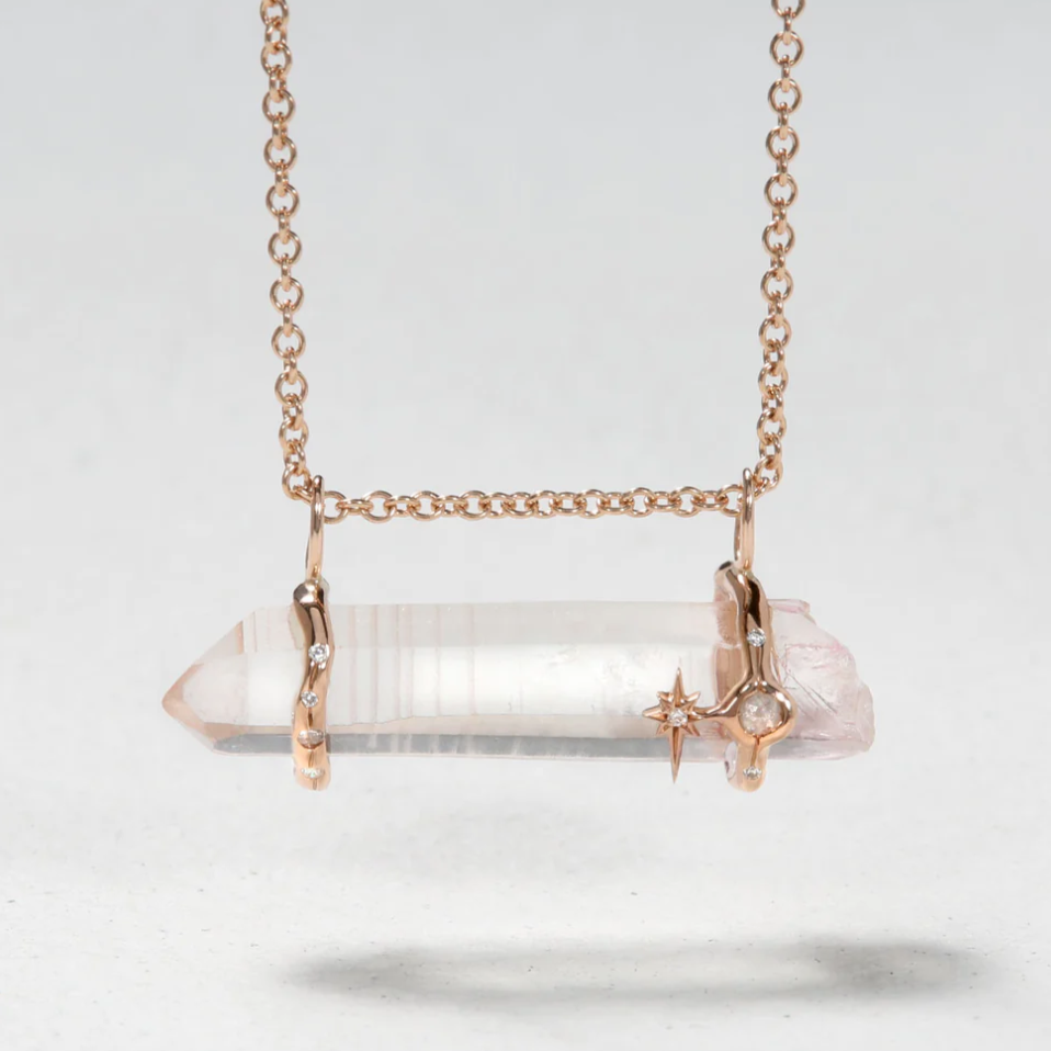Horizontal Healing Stone Necklace