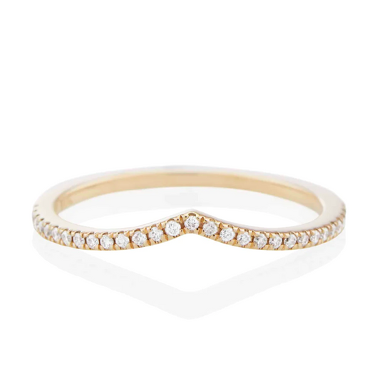 Vesper Diamond Wedding Band | VALE |Surefire Fine Jewelry | 14K Gold