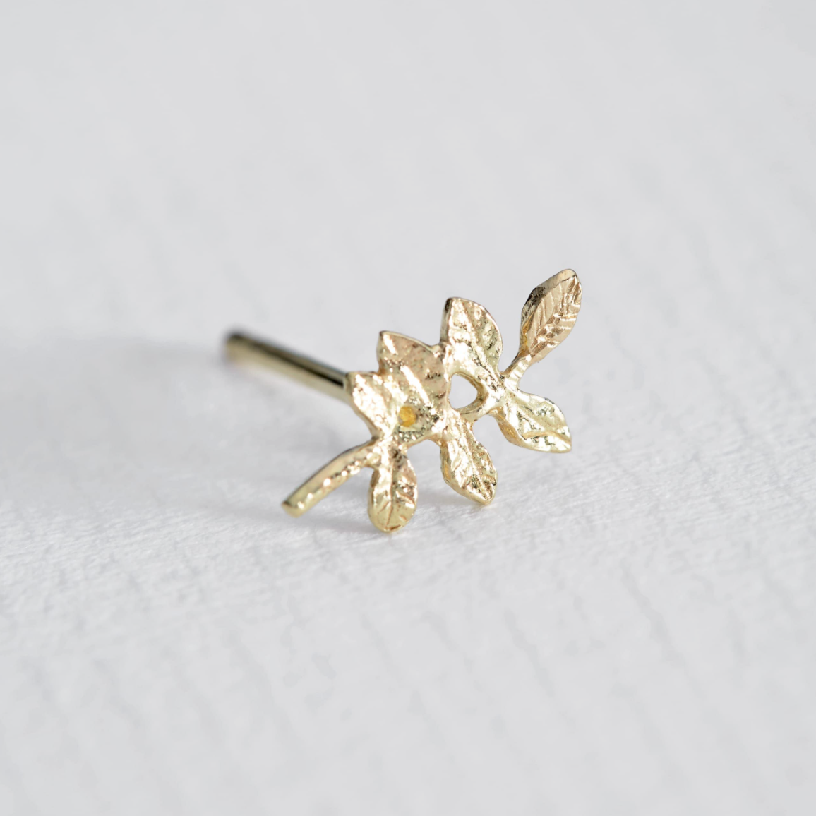 Verity Leaf Stud Earrings