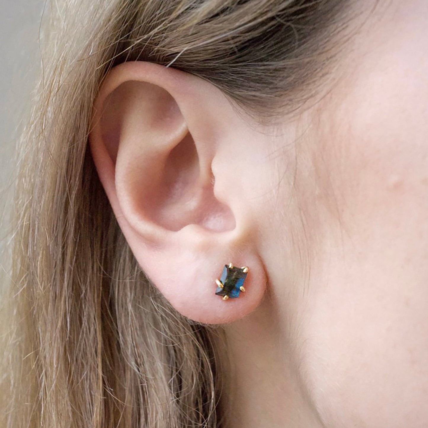 Tourmaline Medium Stone Studs