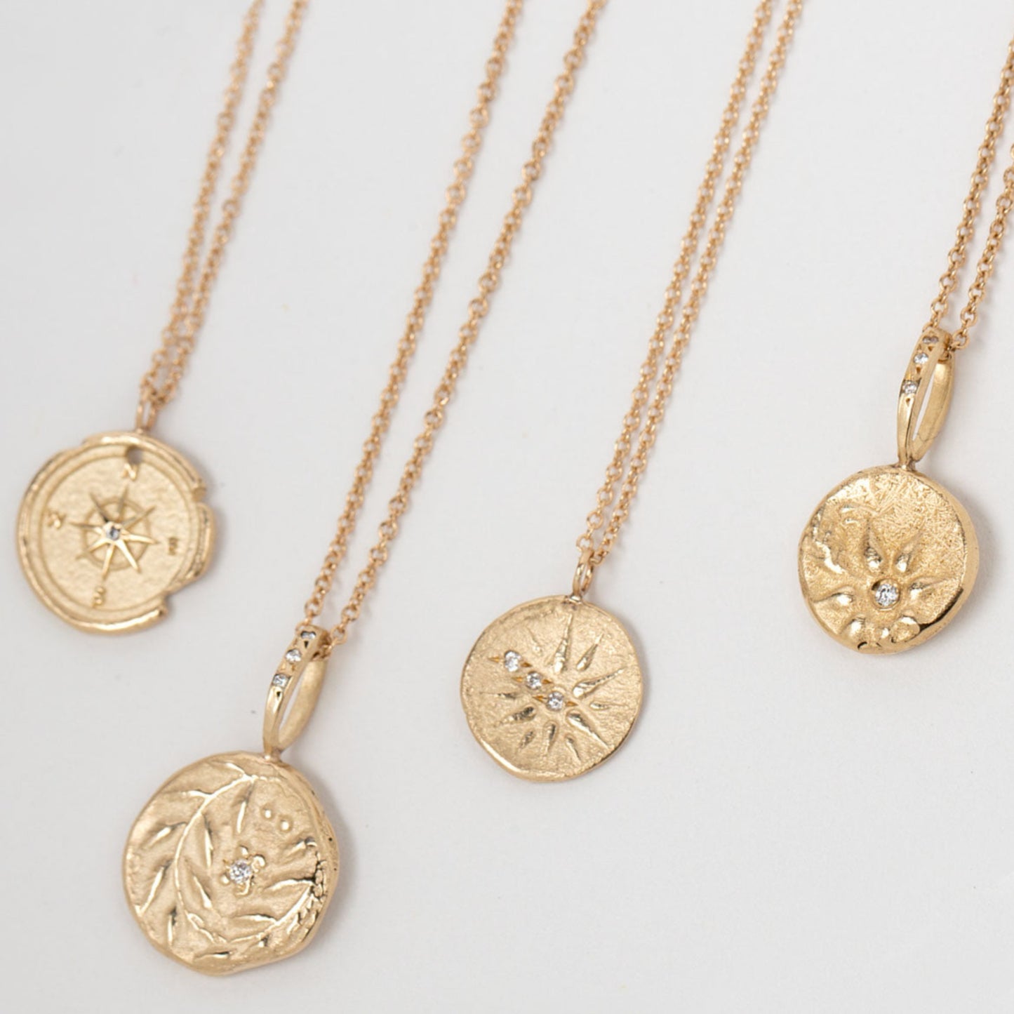 Small Compass Artifact Necklace