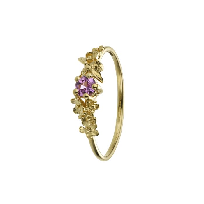 Pink Sapphire Garden Ring