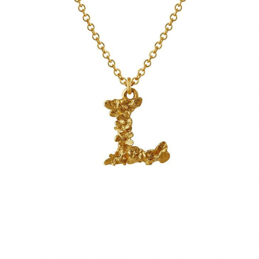 Tiny Floral Letter L