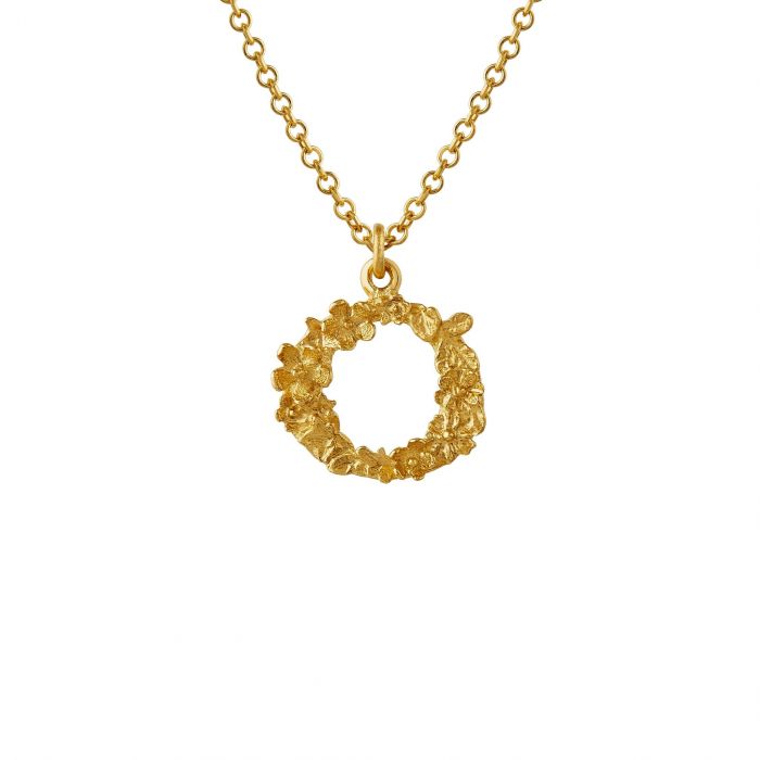 Tiny Floral Letter O