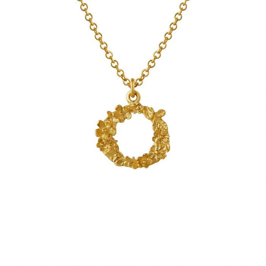 Tiny Floral Letter O