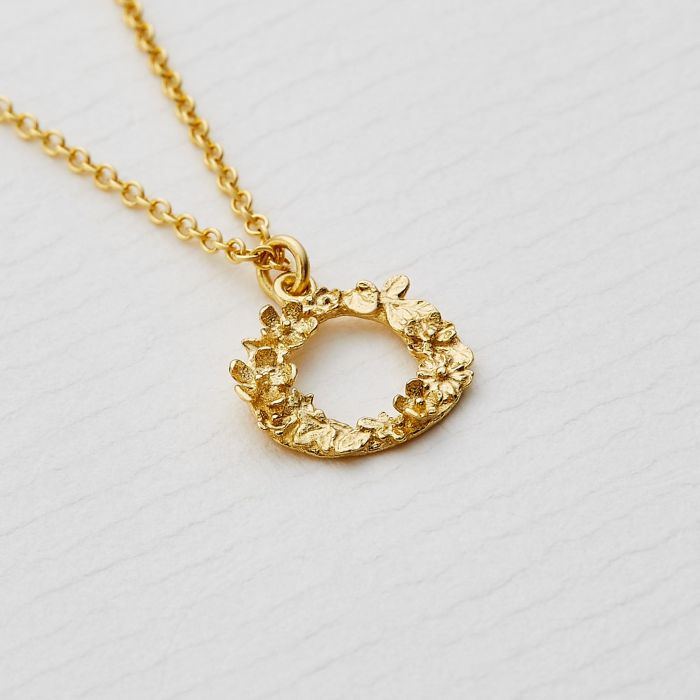 Tiny Floral Letter O