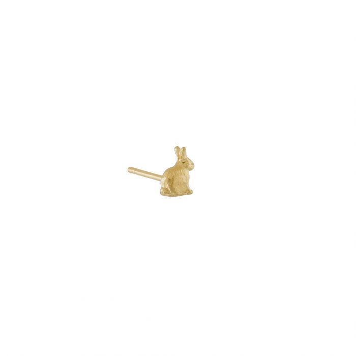 Teeny Tiny Sitting Bunny Stud Earrings