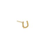 Teeny Tiny Horseshoe Stud Earrings