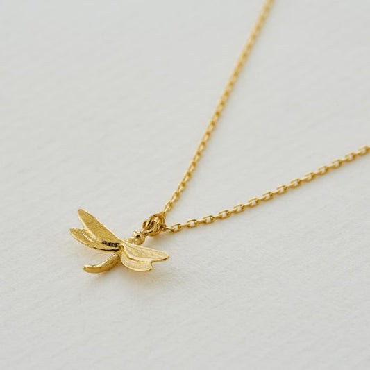 Teeny Tiny Dragonfly Necklace