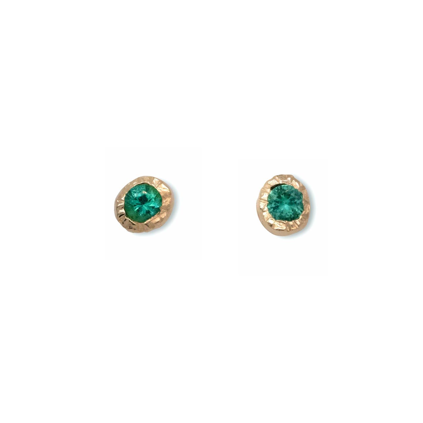 Emerald Spark Studs