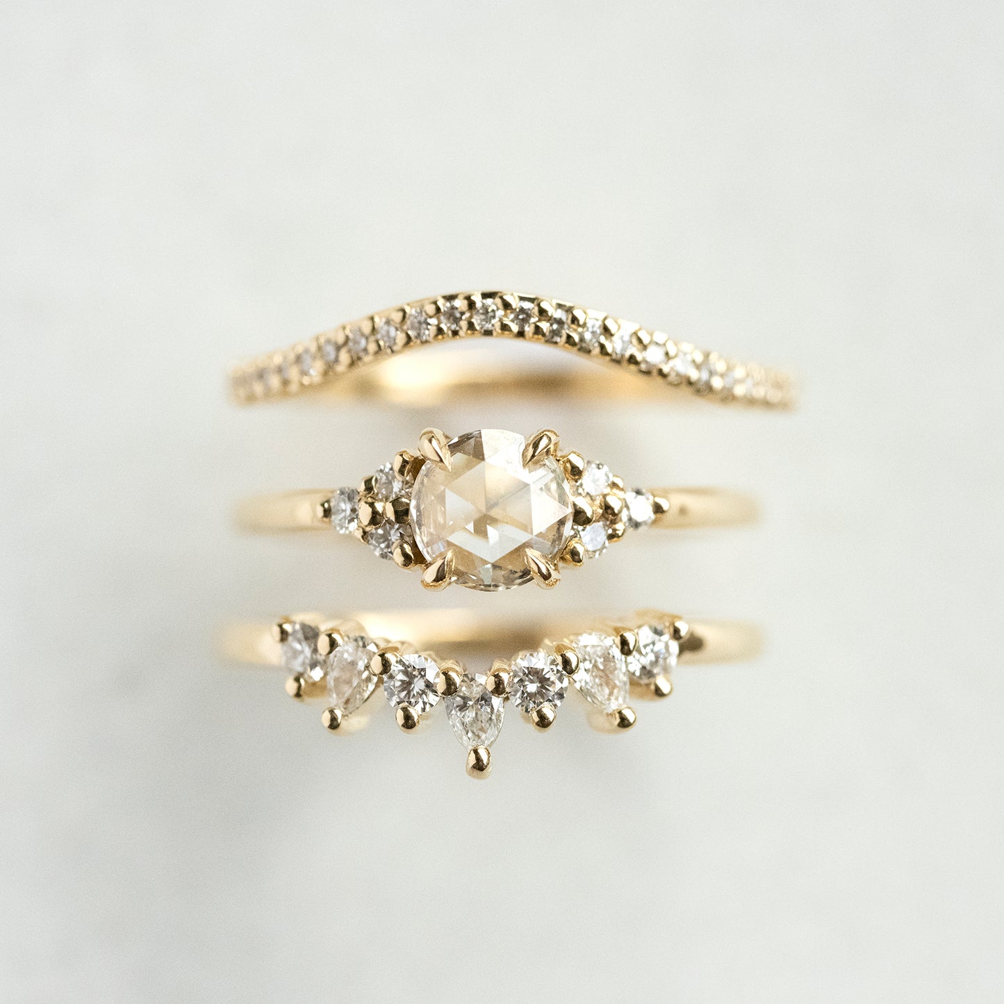 Pear Diamond Wave Band