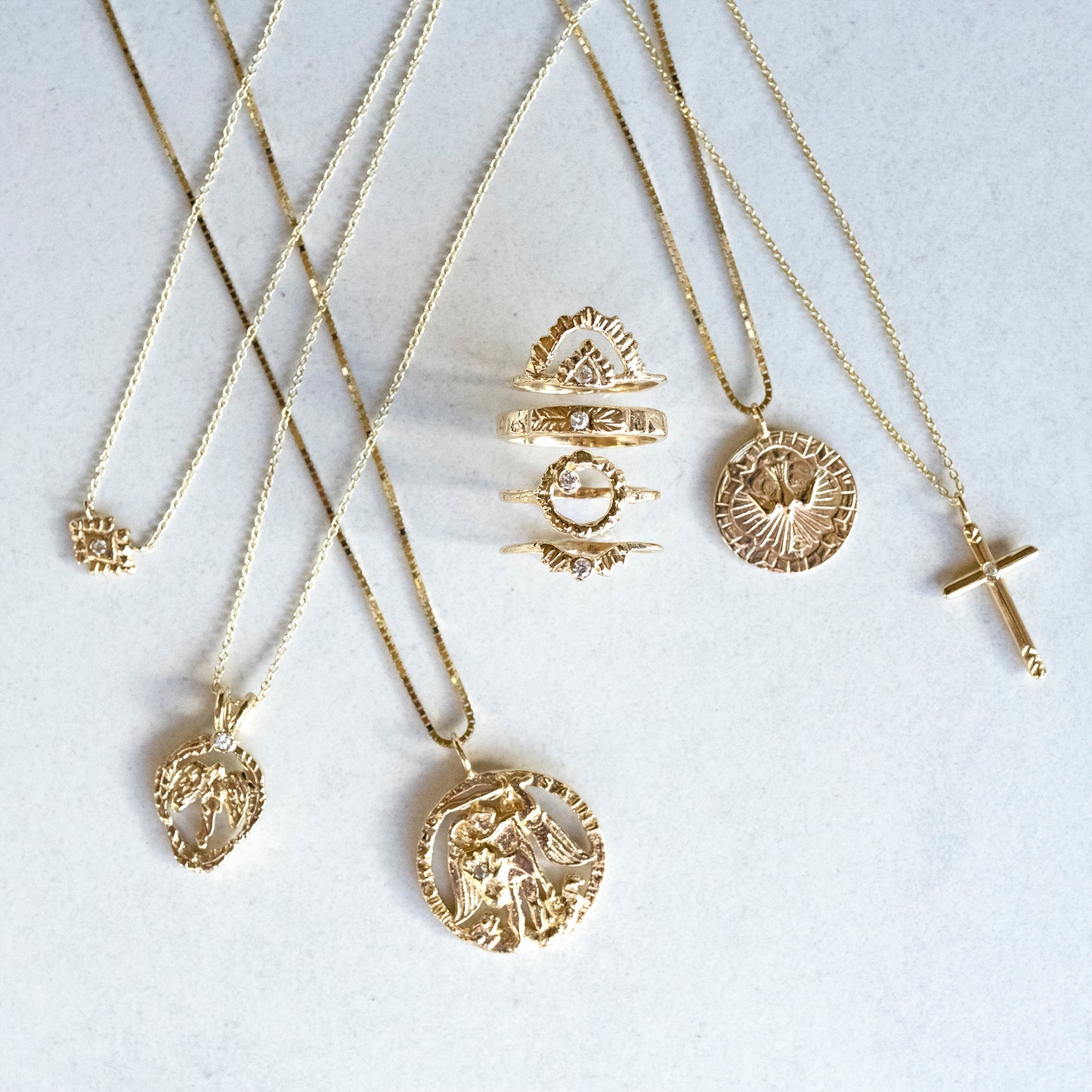 Cross of Light Necklace