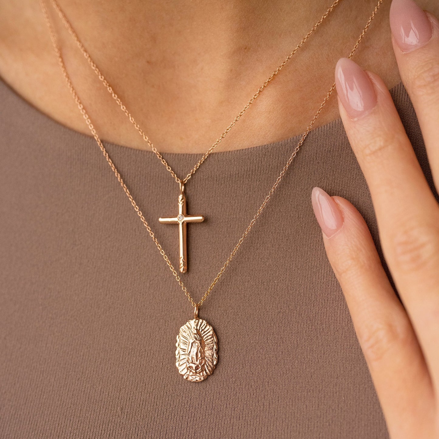 Cross of Light Necklace