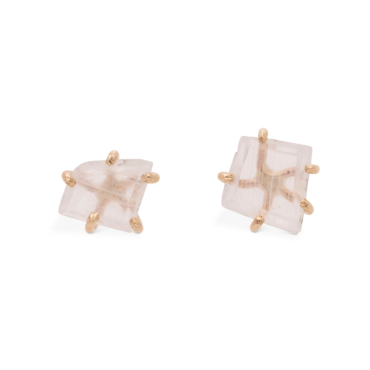Rainbow Moonstone Medium Stone Studs