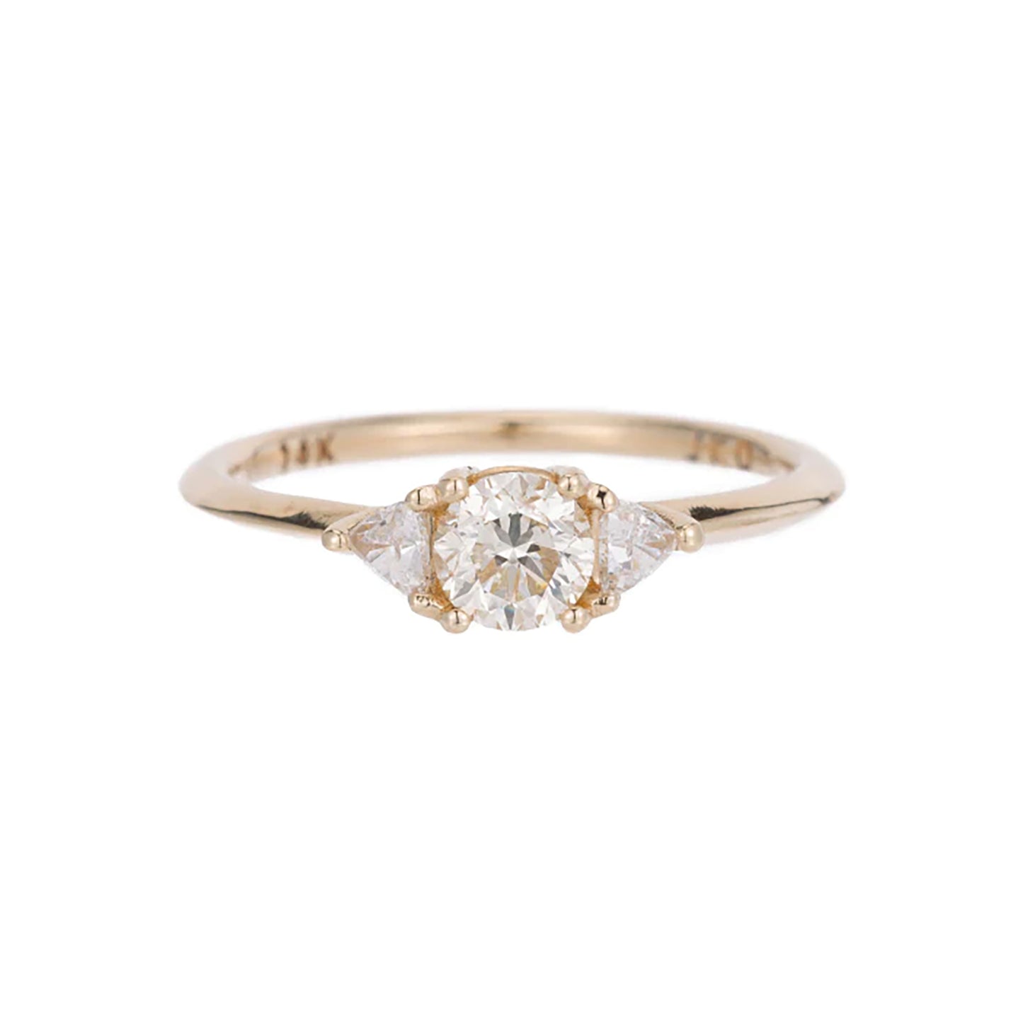 Diamond Round Trillion Knife Edge