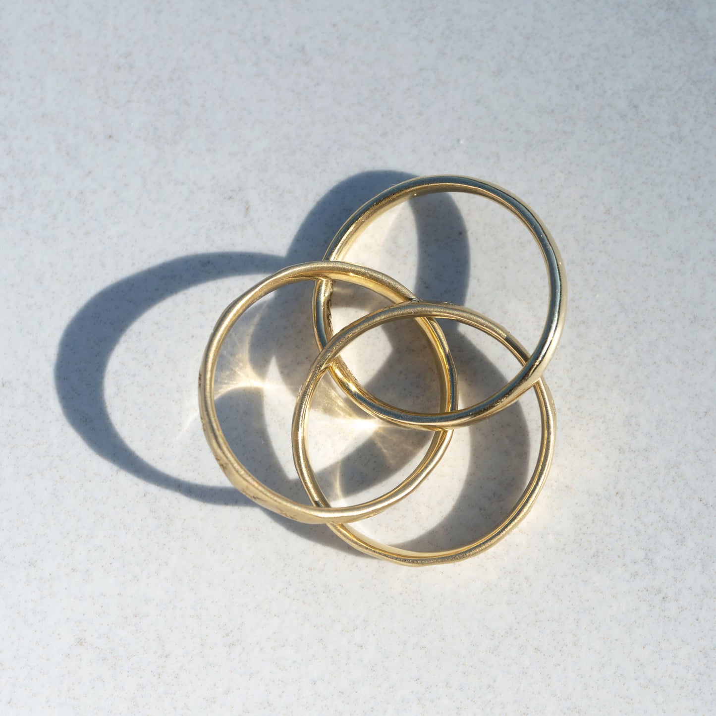 Floating Celestial Diamond Bands