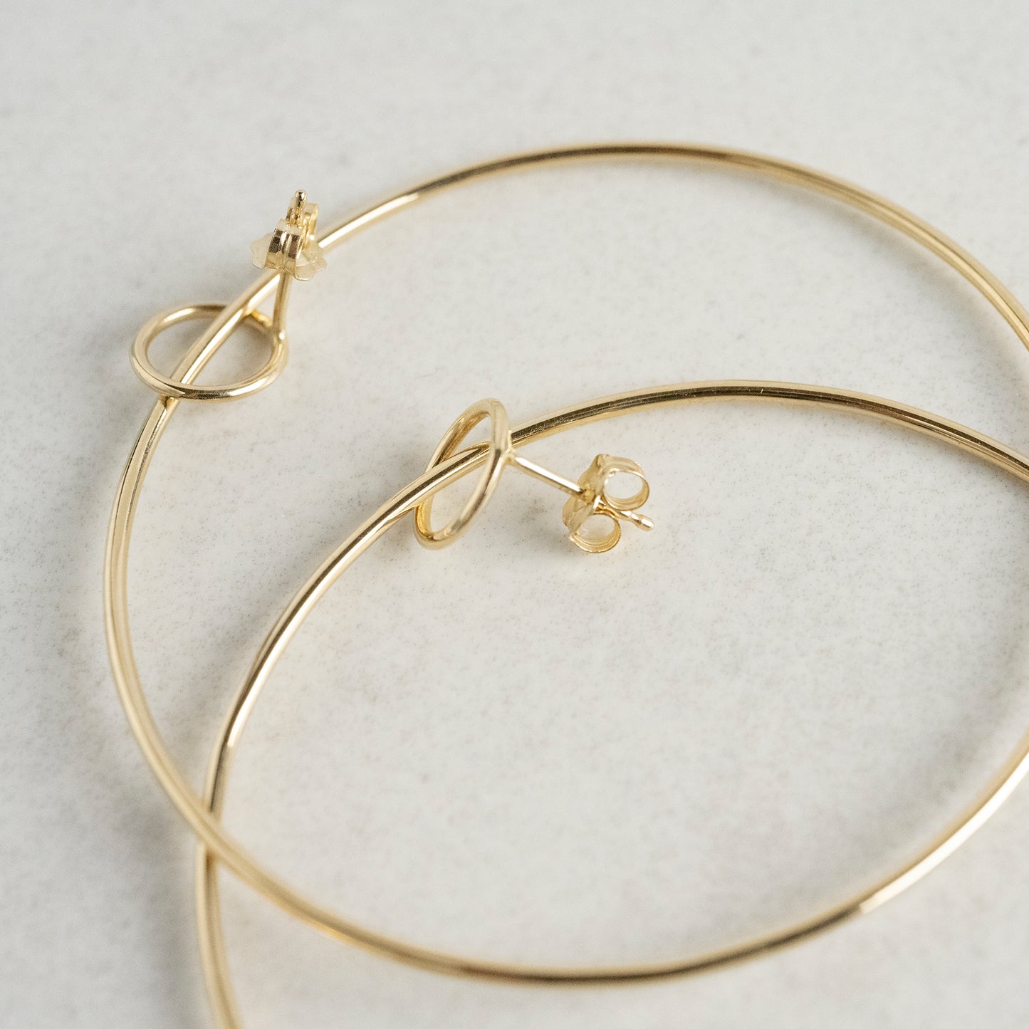 Large Double Hoop Earrings