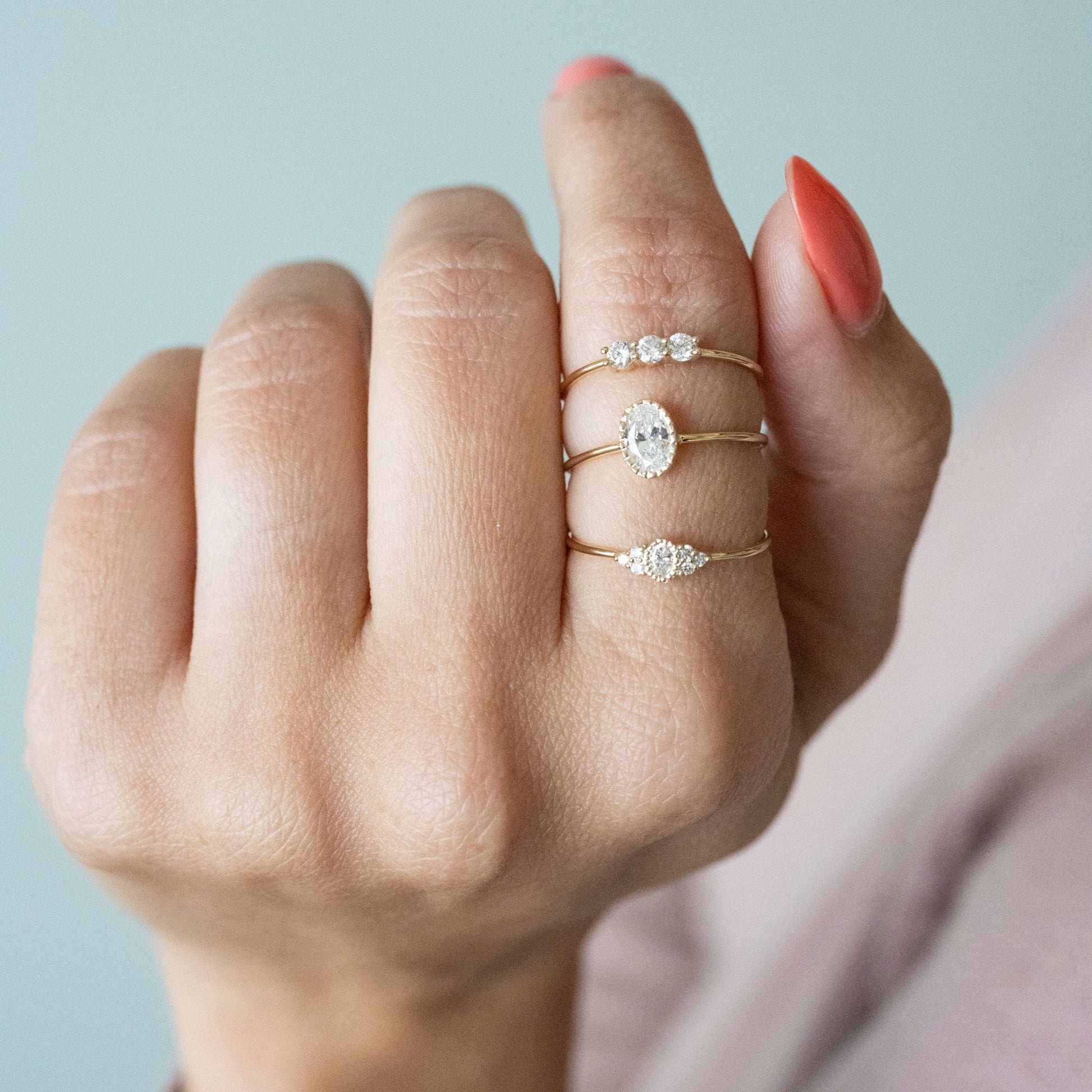 3 Stone Diamond Ring