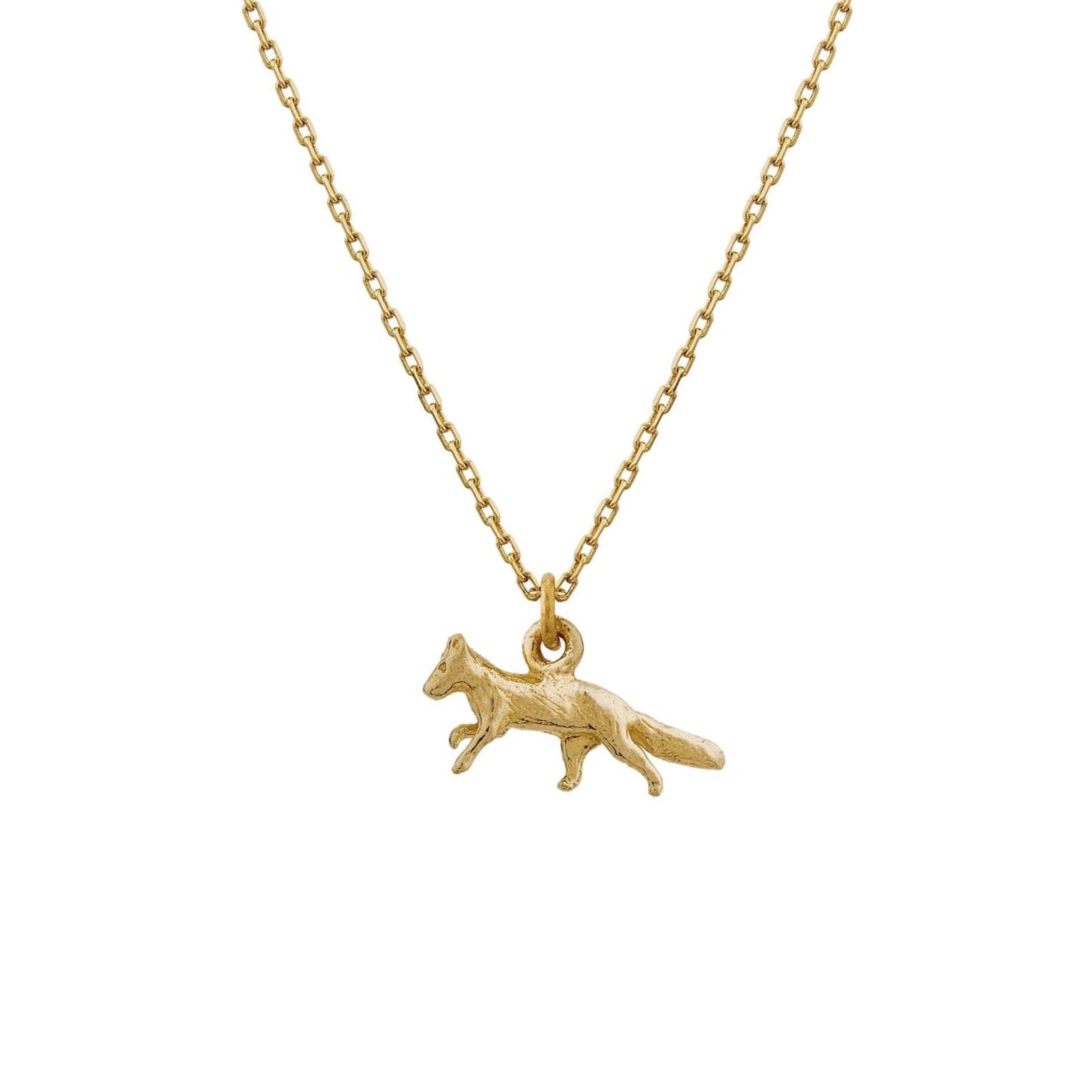 Gold hot sale fox pendant