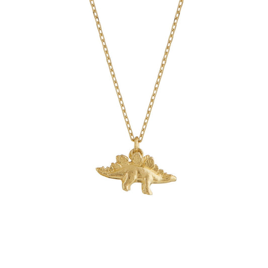 Teeny Tiny Stegosaurus Necklace
