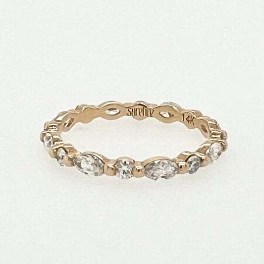 Linear Marquise Diamond Band