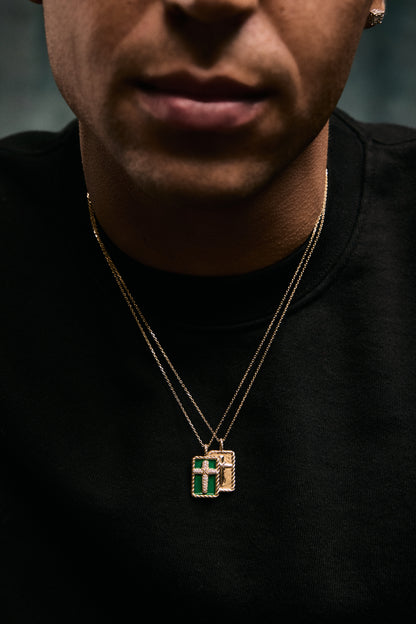Rooted Pave Diamond Necklace