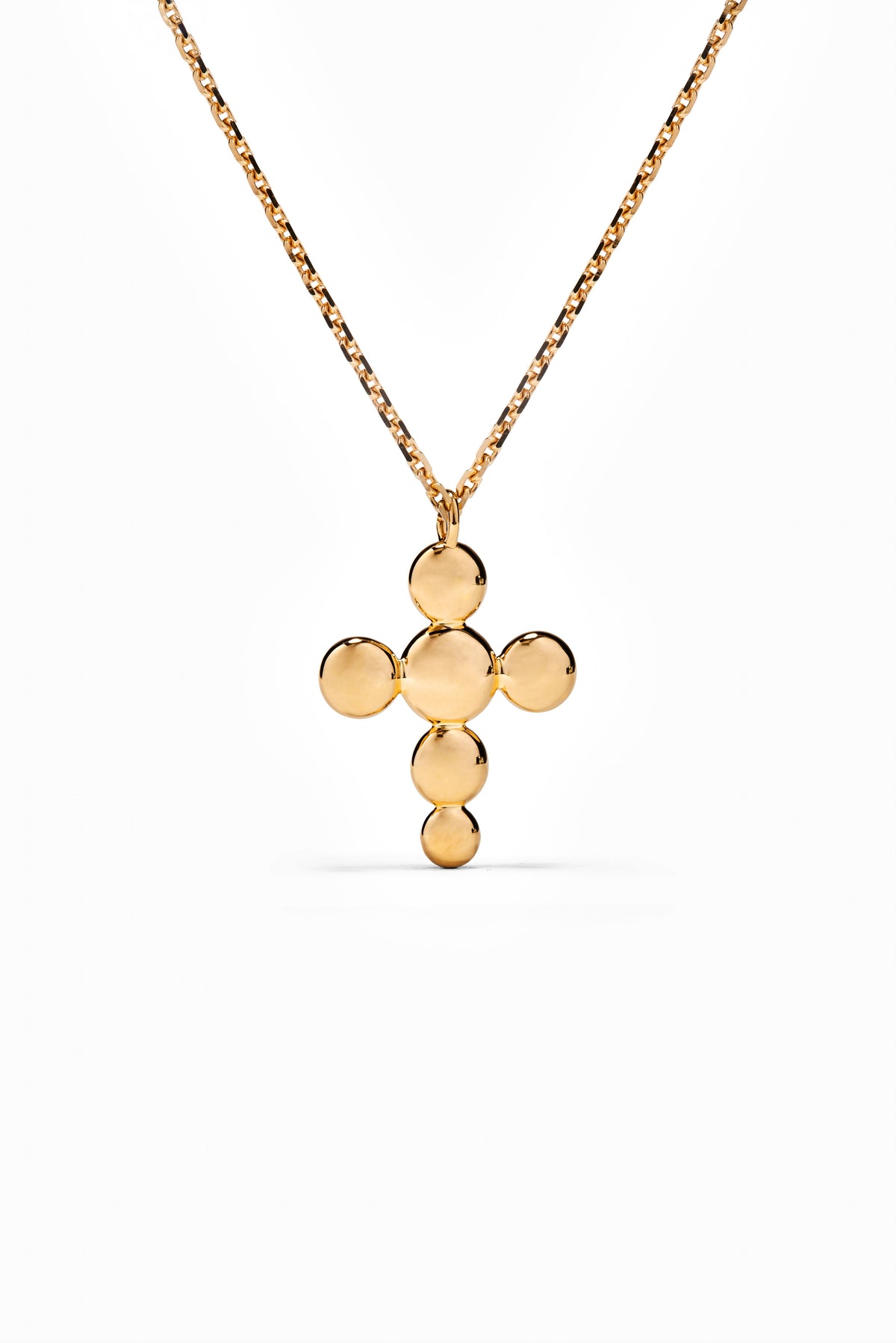 Medium Circle of Blessings Diamond Cross Necklace