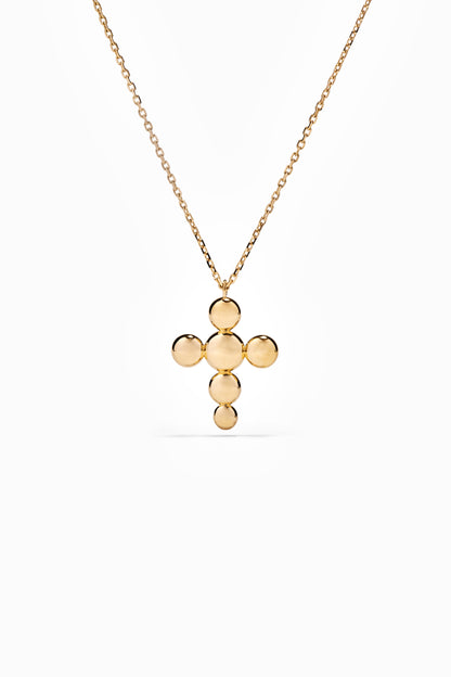 Medium Circle of Blessings Cross Necklace
