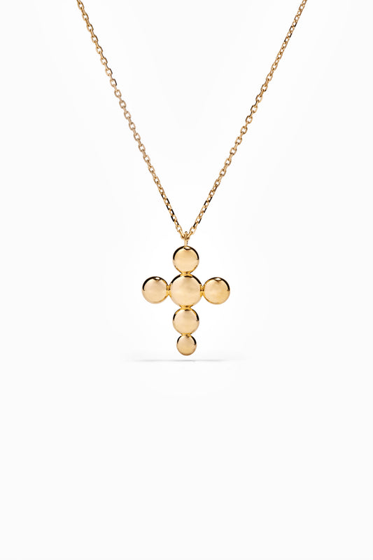 Medium Circle of Blessings Cross Necklace