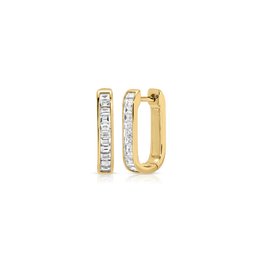 Diamond Baguette Jumbo Lola Hoop