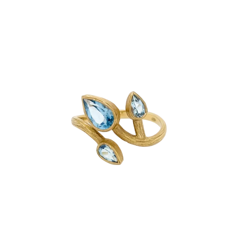 Triple Vine Ring