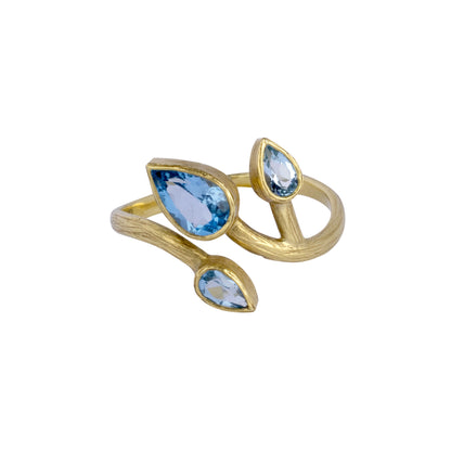 Triple Vine Ring