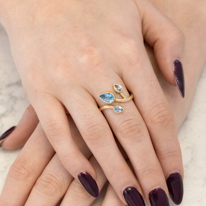 Triple Vine Ring