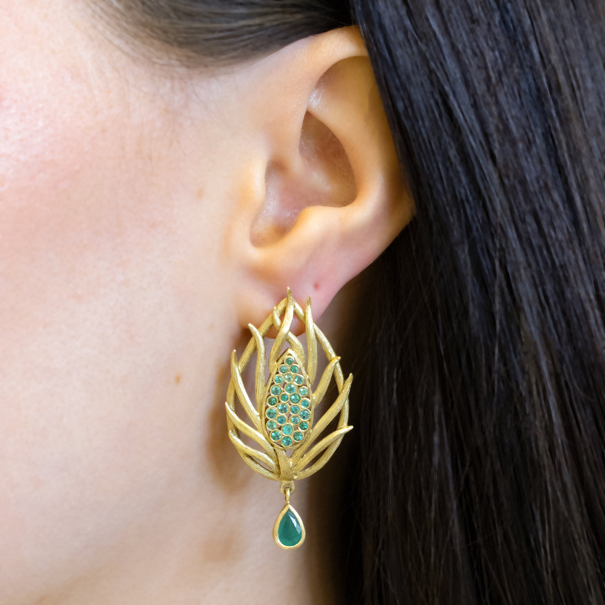 Vines Teardrop Earrings