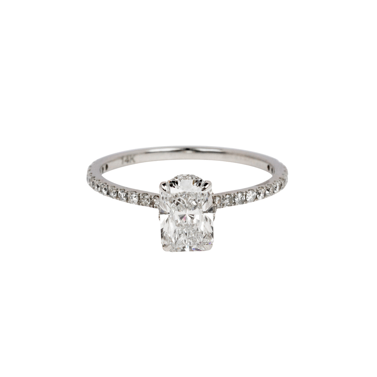 Rectangular Brilliant Lab Grown Diamond Ring