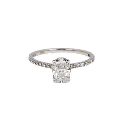 Rectangular Brilliant Lab Grown Diamond Ring