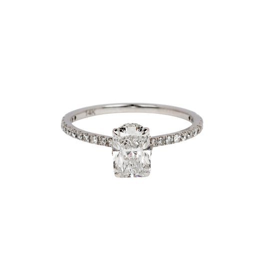 Rectangular Brilliant Lab Grown Diamond Ring