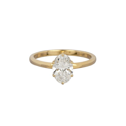 Oval Lab Grown Diamong Ring