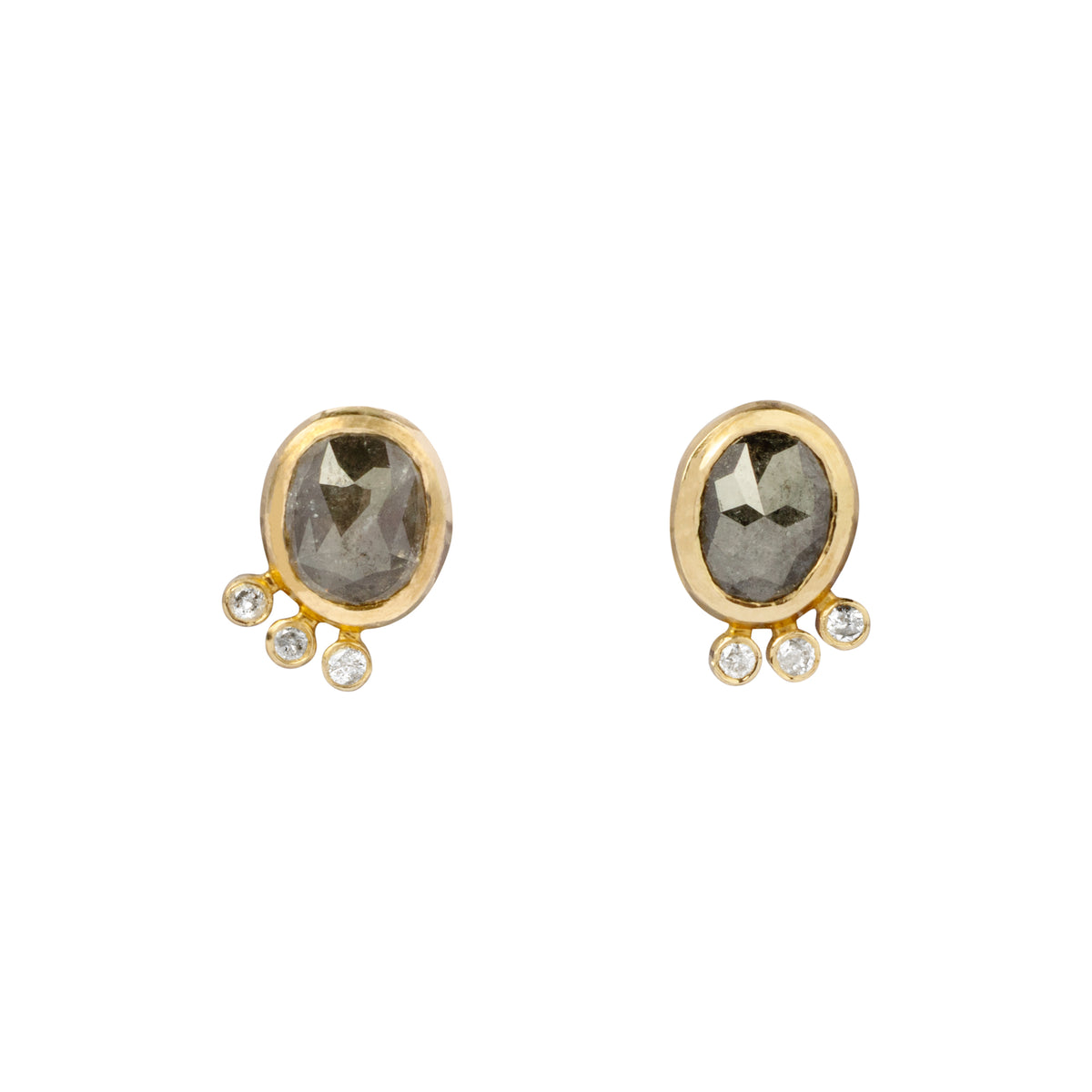 Salt & Pepper Diamond Studs