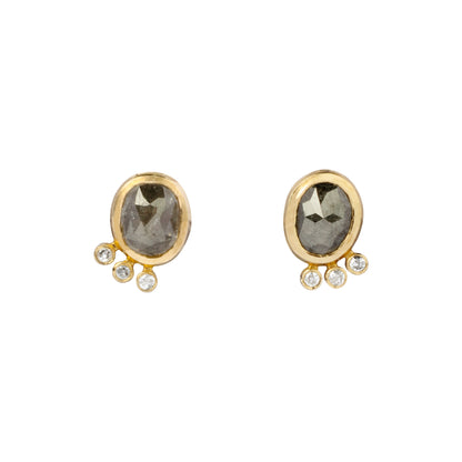 Salt & Pepper Diamond Studs