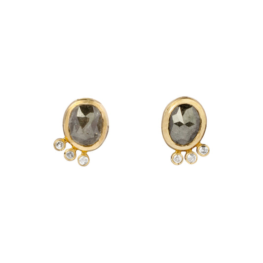 Salt & Pepper Diamond Studs